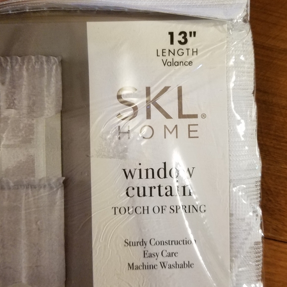 NWT SKL Home Window Curtain Valance - Picture 5 of 10